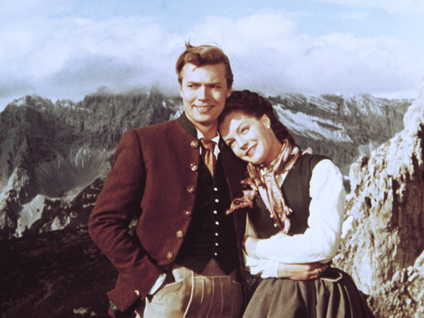 Romy Schneider und Karlheinz Böhm in Sissi auf Heimatkanal