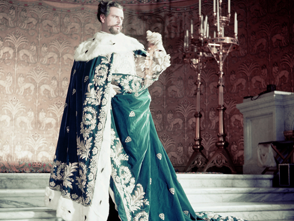 O. W. Fischer in "Ludwig II" auf Heimatkanal